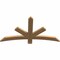 Ekena Millwork Alberta Smooth Timber Gable Bracket, Western Red Cedar, 48"W x 26"H x 1 1/2"D x 3 1/2"F, 13/12 Pitch GBW048X26X0204ALB00SWR - alternate 3